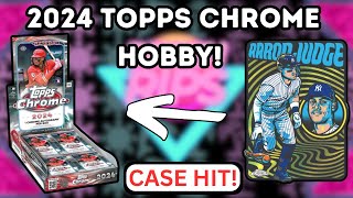 CASE HIT 2024 TOPPS CHROME BASEBALL HOBBY BOX REVIEW [upl. by Jeno]