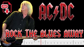 ACDC  Rock the Blues Away 🔴Bass Tabs  Notation ChamisBasschamisbass acdcbass cliffwilliams [upl. by Ebner591]