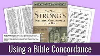 HOW TO USE A BIBLE CONCORDANCE  Amanda Brown [upl. by Marlow653]