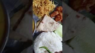 Aaj dopahar ka khana food cookedfood recipe sorts [upl. by Averi312]