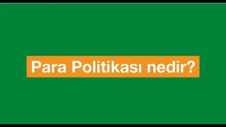 Para Politikası Nedir [upl. by Hankins]