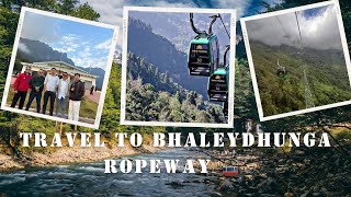 Fascinating Ropeway 🚠 At 10500 Ft at Sikkim Bhaleydhunga Yangang South Sikkim [upl. by Vittoria]