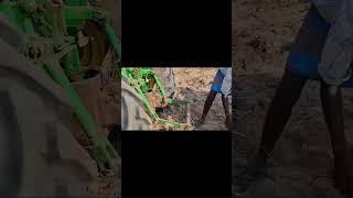 John Deere helping Massey tractor shorts shortvideo [upl. by Ecidnac]