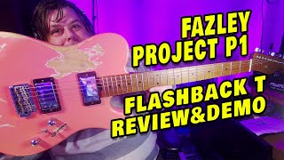 Fazley Project P1 Flashback T Shell Pink Limited Ed  The Lamb Guitar Reviews and Demo relic [upl. by Natica]