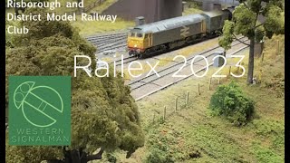 Railex 2023 Risborough and District Model Railway Exhibition [upl. by Aifoz]