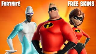 Fortnite Free NEW The Incredibles Skins  The Incredibles Fortnite Squad [upl. by Cuthbert251]