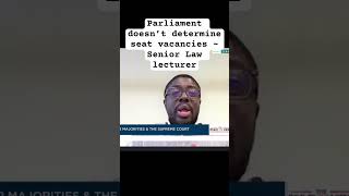 Senior law lecturer from GIMPA speaks on parliament versus Supreme Court debacle ghana bawumia [upl. by Araas726]