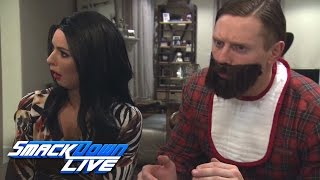 Miz and Maryse present quotlostquot footage of Total Bellas Part3 SmackDown LIVE March 28 2017 [upl. by Dorin]