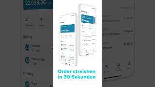 So streichen Sie Ihre Order in der Consorsbank App shorts tutorial [upl. by Eugirne]