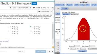 Performing hypothesis testing on two proportions of common attributes [upl. by Sleinad462]