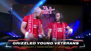 Grizzled Young Veterans Debut Entrance  AEW Collision April 27 2024 [upl. by Vitoria]