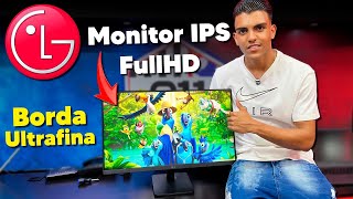 MONITOR CUSTO BENEFÍCIO  LG fullhd IPS com borda ULTRAFINA  011 Monitores [upl. by Heyra386]