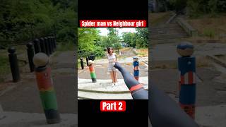 SPIDER MAN HAS SPLIT PERSONALITY PART 2 spiderman shorts part2 [upl. by Euqinomahs]