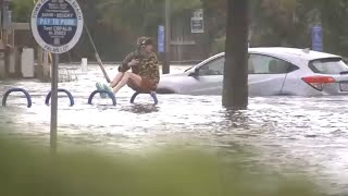 Thousandyear events like historic flooding on NC coast due to climate change weather experts say [upl. by Marijn]