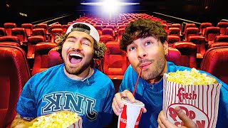 We Bought EVERY Seat In A Movie Theater Just To React To Our Old Videos [upl. by Serena]