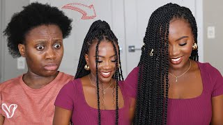 She did It DIY Goddess Passion Twist  Easy Protective Style Tutorial [upl. by Amehsat166]