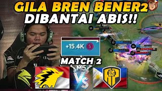 BREN LANGSUNG DITUTORIN CARANYA MEMBANTAI DENGAN BENAR  ONIC vs BREN MATCH 2 [upl. by Algy]