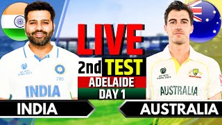 India vs Australia 2nd Test Day 1  IND vs AUS Live Match  Live Cricket Match Today 3rd Session [upl. by Nathaniel]