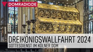 Vigil der Jugend zur Dreikönigswallfahrt 2024 im Kölner Dom [upl. by Devlin]