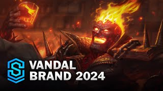 Vandal Brand Skin Spotlight  League of Legends [upl. by Dan]