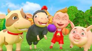 Old MacDonald Had a Farm Compilation  Kids Songs and Nursery Rhymes  Baby SumoCoco [upl. by Cirdes154]