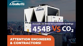 Galletti presents the case for R454B vs C02 in domestic hot water heat pump applications [upl. by Libna217]