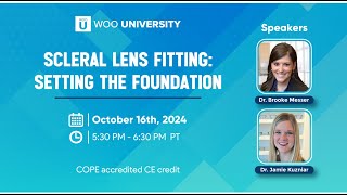 Scleral Lens Fitting Setting the Foundation [upl. by Lamag271]