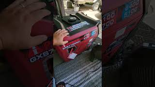 Testing my new inverter generator AiPower GXS7100iRD [upl. by Hilel]