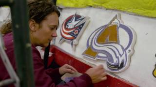 Miller Robitaille ride 2017 NHL Rose Parade float [upl. by Balch703]