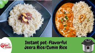 Instant Pot Jeera Rice Recipe  Cumin Rice Instant Pot Basics  Rice In Instant Pot [upl. by Ttirrem]