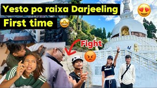 DARJEELING MA😍KUN KUN THAU GHUMEYO TW🥰JHAGADA PANI VAYO😱KINA😓bebovlog🥀🌎❤️ [upl. by Skolnik362]