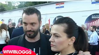 Eurovision 2015 red carpet Marta amp Vaclav Czech Republic interview  wiwibloggs [upl. by Faden]