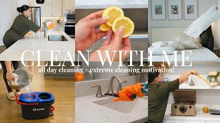 SPRING CLEAN MY HOUSE WITH ME extreme deep cleaning motivation  cleaning hacks amp more [upl. by Alekram833]