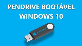 Como criar um pendrive bootável com Windows 10 [upl. by Mala]