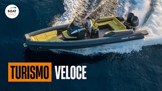 Lomac Turismo 95 IL TEST quanta grinta per il nuovo gommone italiano da 600 cv [upl. by Plank]