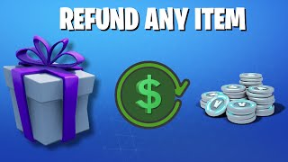 How to Refund a Gift on Fortnite EASY [upl. by Ahsirek]