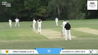 Frimley Phoenix CC 1st XI v Blackheath CC Surrey 3rd XI [upl. by Mccowyn]