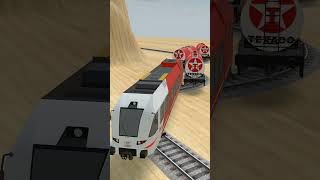 Trains vs Train trains short shortvideo [upl. by Marrissa]