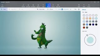 Create 3d character in Microsoft paint 3d [upl. by Pergrim]