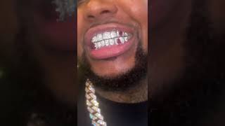 Memphis rapper Eddie Valero Just spent 40000 on his new grill from johnnydangandco 🔥 or 🚮 [upl. by Ainotna]