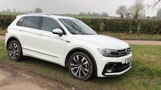 Volkswagen Tiguan RLine 4motion DSG 2018MY review [upl. by Arodasi]