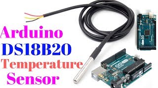 Arduino DS18B20 temperature sensor tutorial [upl. by Elem253]