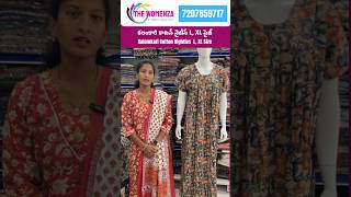 Kalamkari cotton Nighties L XL size  Nighties wholesale and retail shop in Hyderabad The Womenza [upl. by Gapin]