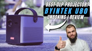 Byintek U80 Unboxing I Review I 4K YouTube I Gaming I Best portable projector 2023 [upl. by Michiko]