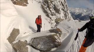 Steep skiing in Chamonix [upl. by Lamdin60]