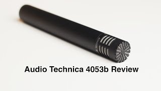 Recording Indoor Dialogue Audio Technica AT4053b Review [upl. by Eirrehs]