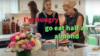 yolanda making sure gigi doesnt eat for 2 minutes straight [upl. by Itnavart754]