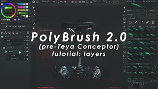 Polybrush Tutorial Layers [upl. by Nylram]