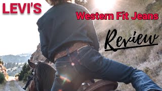 BestFitting Mens Jeans  LEVIS Western Fit Jeans Review [upl. by Lynnell]