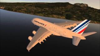 XPlane 10 ILS Landing St denis de La Réunion [upl. by Itch]